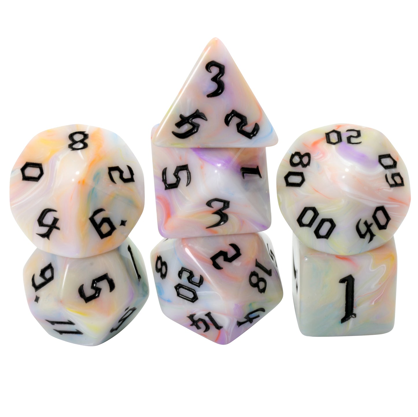 DND Dice Set of 7 Polyhedral Board Game Dice for DND Role Playing Table Games, Perfect Gift for DND Player