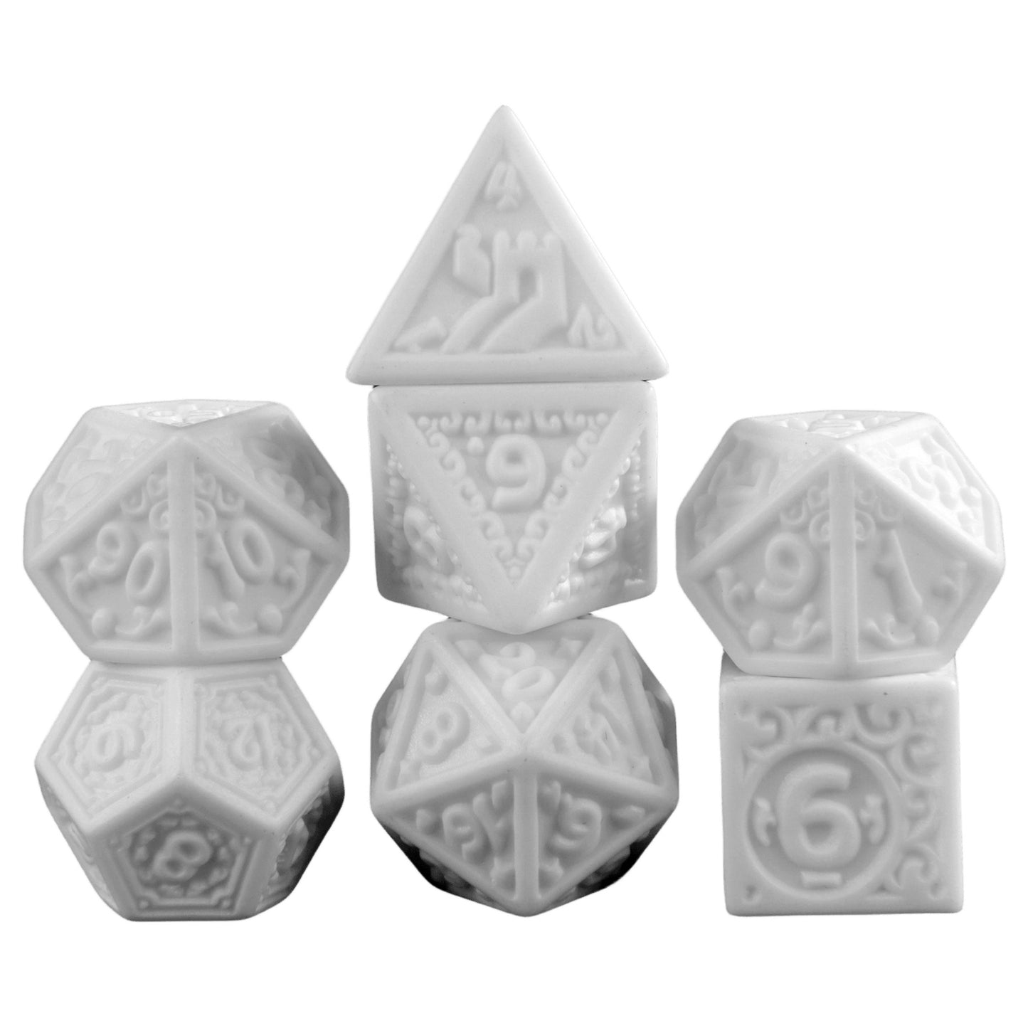 7pcs Polyhedral Dice Set D4-D20 DND Dice for Role Playing Game DND Board Game Accessories