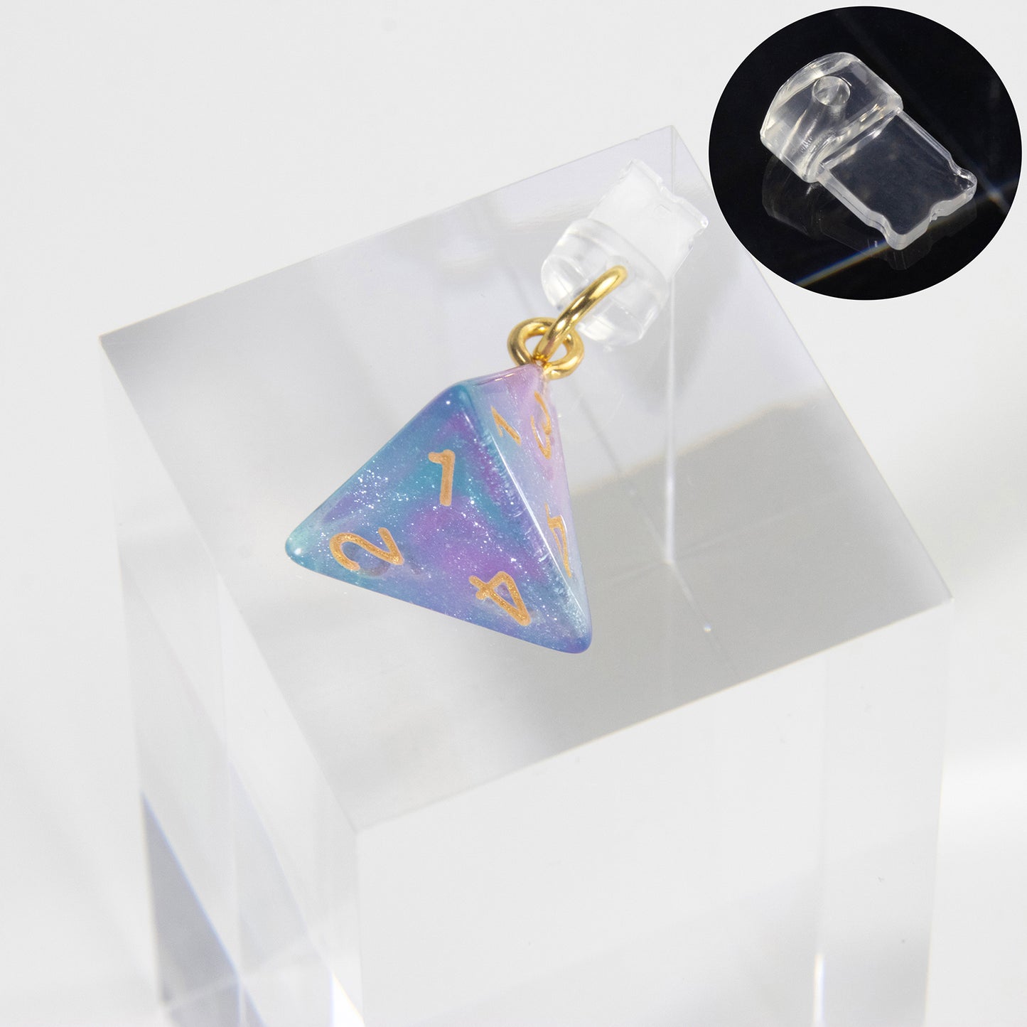 PVC Dustplugs with Acrylic Dice Pendant for Android Apple Phones Charging Port Dustproof Protector Dust Plugs