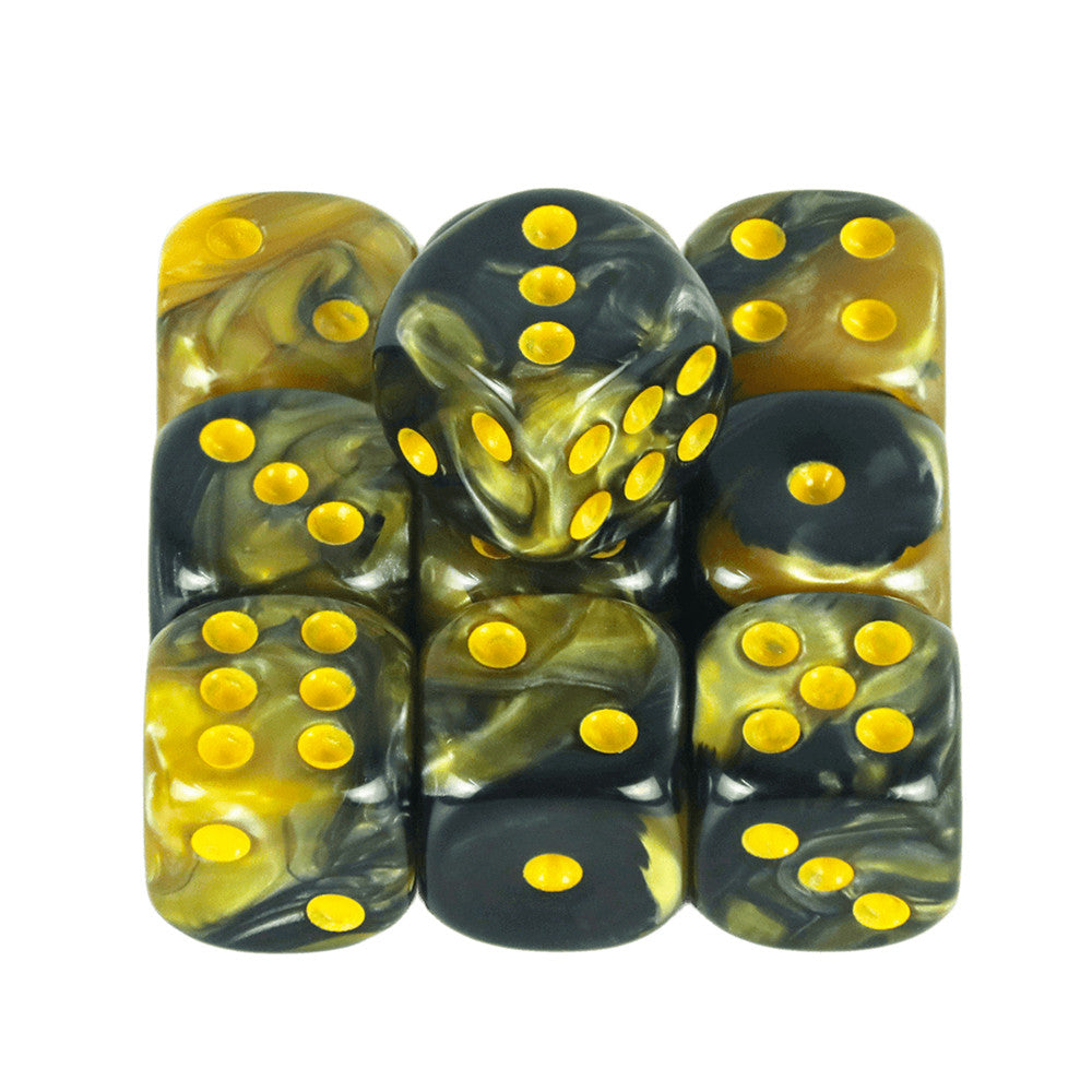 Set of 10pcs 12mm Dice D6 Mixing Color Cube Dice for Board Game, Acrylic Minimalist Game Dice Durable