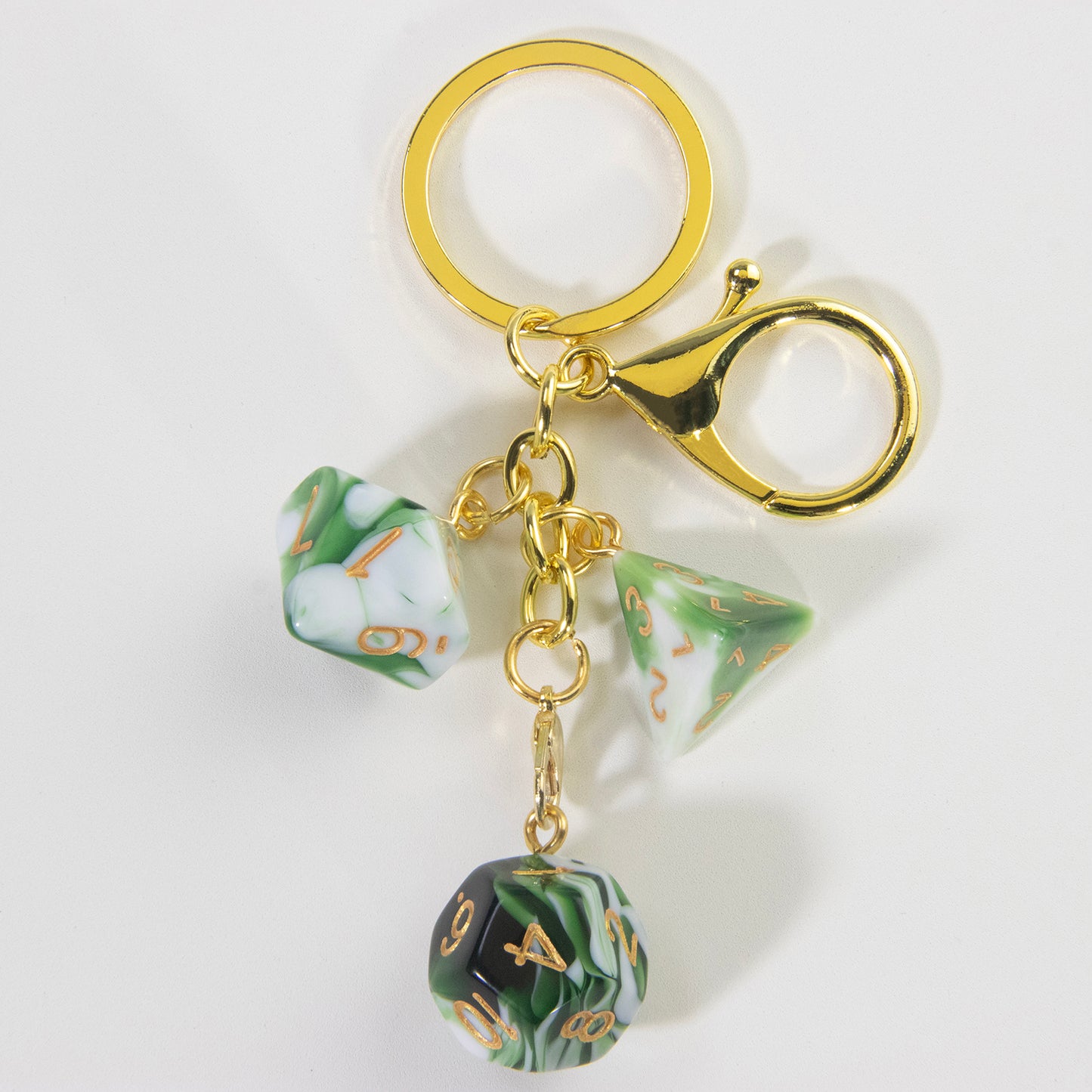 Unique Dice Keychains for Backpack Decoration and Table Games Souvenirs