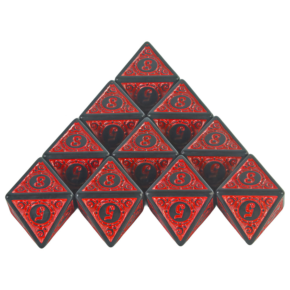 10pcs Polyhedral Dice 8 Sided Dice Set for DND Role Play Game Tabletop Game Accessories