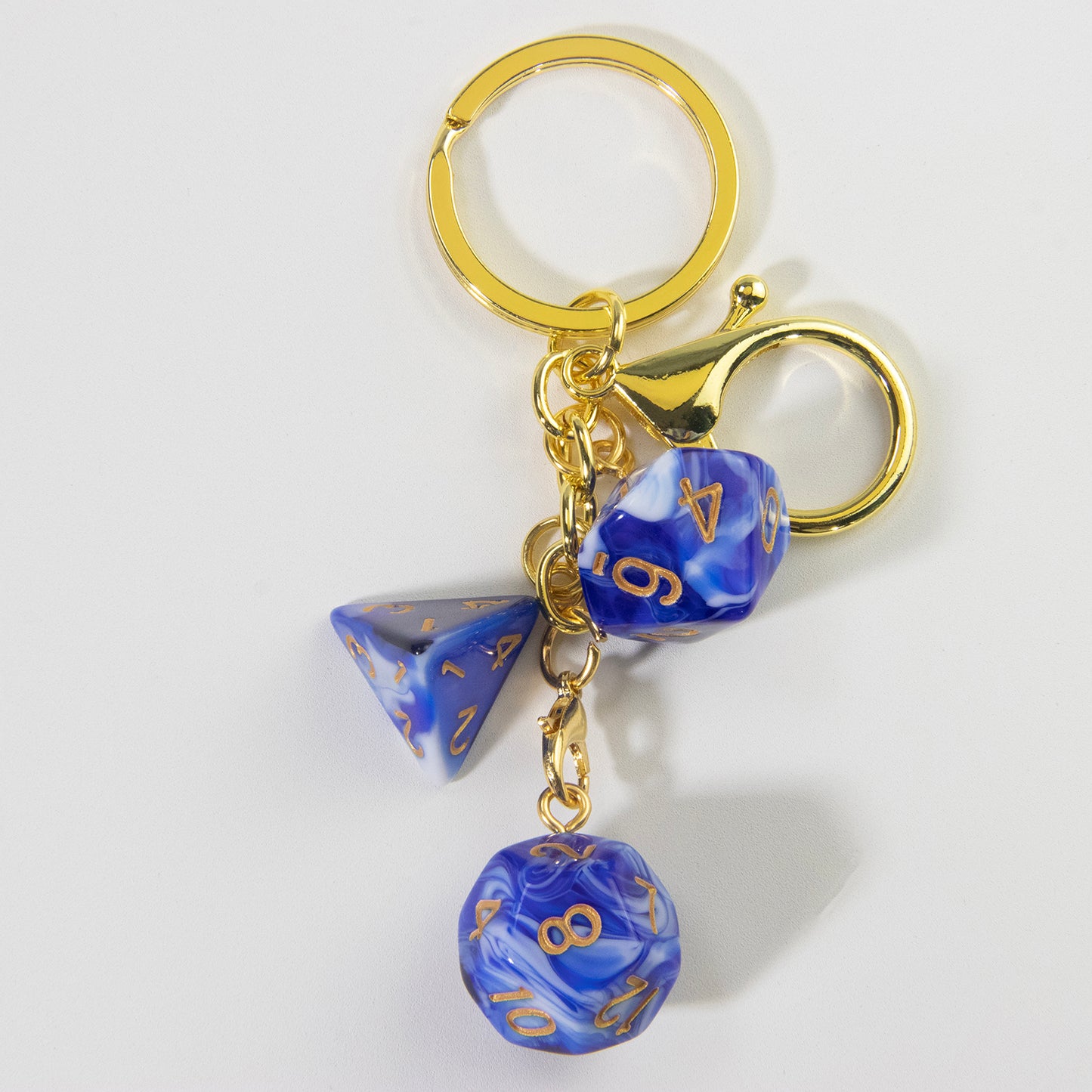 Unique Dice Keychains for Backpack Decoration and Table Games Souvenirs