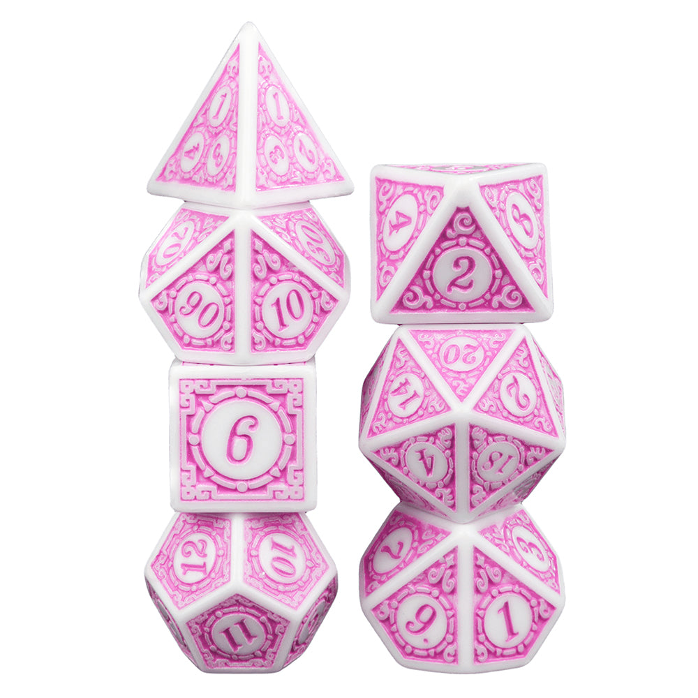 DND Polyhedral Dice Set 7pcs D4 D6 D8 D10 D12 D20 Game Dice for DND RPG Role Playing Table Games