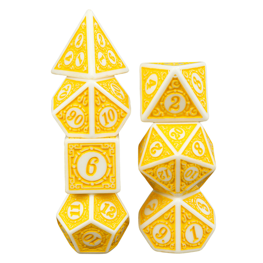 DND Polyhedral Dice Set 7pcs D4 D6 D8 D10 D12 D20 Game Dice for DND RPG Role Playing Table Games