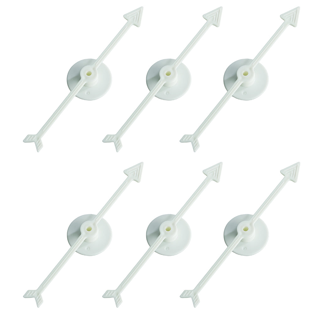 6pcs Plastic Arrow Pointer for Party DIY Board Game School Classroom Home Using Board Spinner