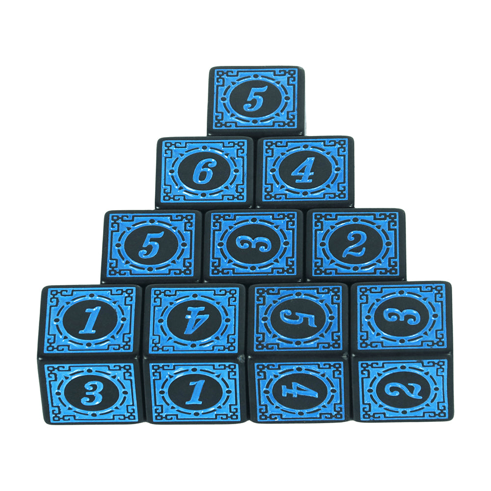 D6 Dice Set 10pcs Polyhedral Game Dice for DND RPG Party Club Tabletop Game Supplies