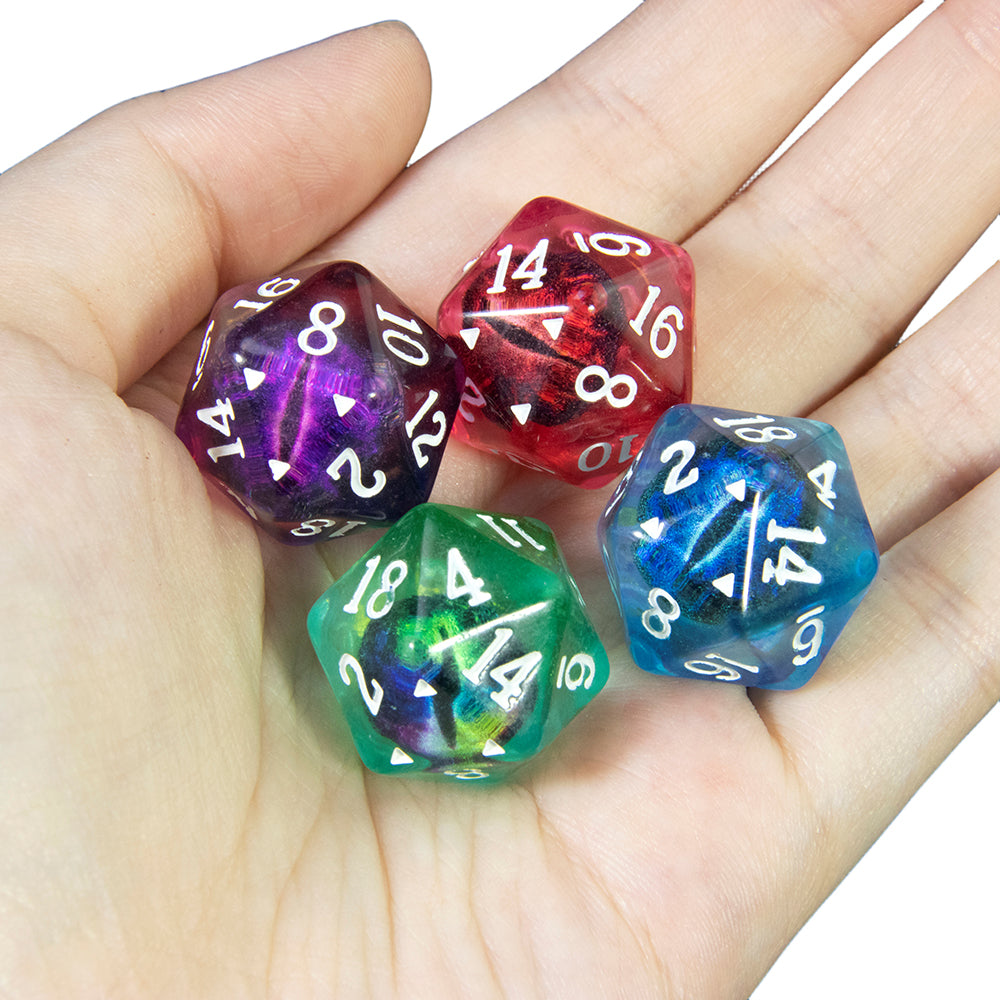 Polyhedral Dice Dragon Eye D20 Dice for Creative Role Playing Dice Compatible with Pub Club Party Table Games