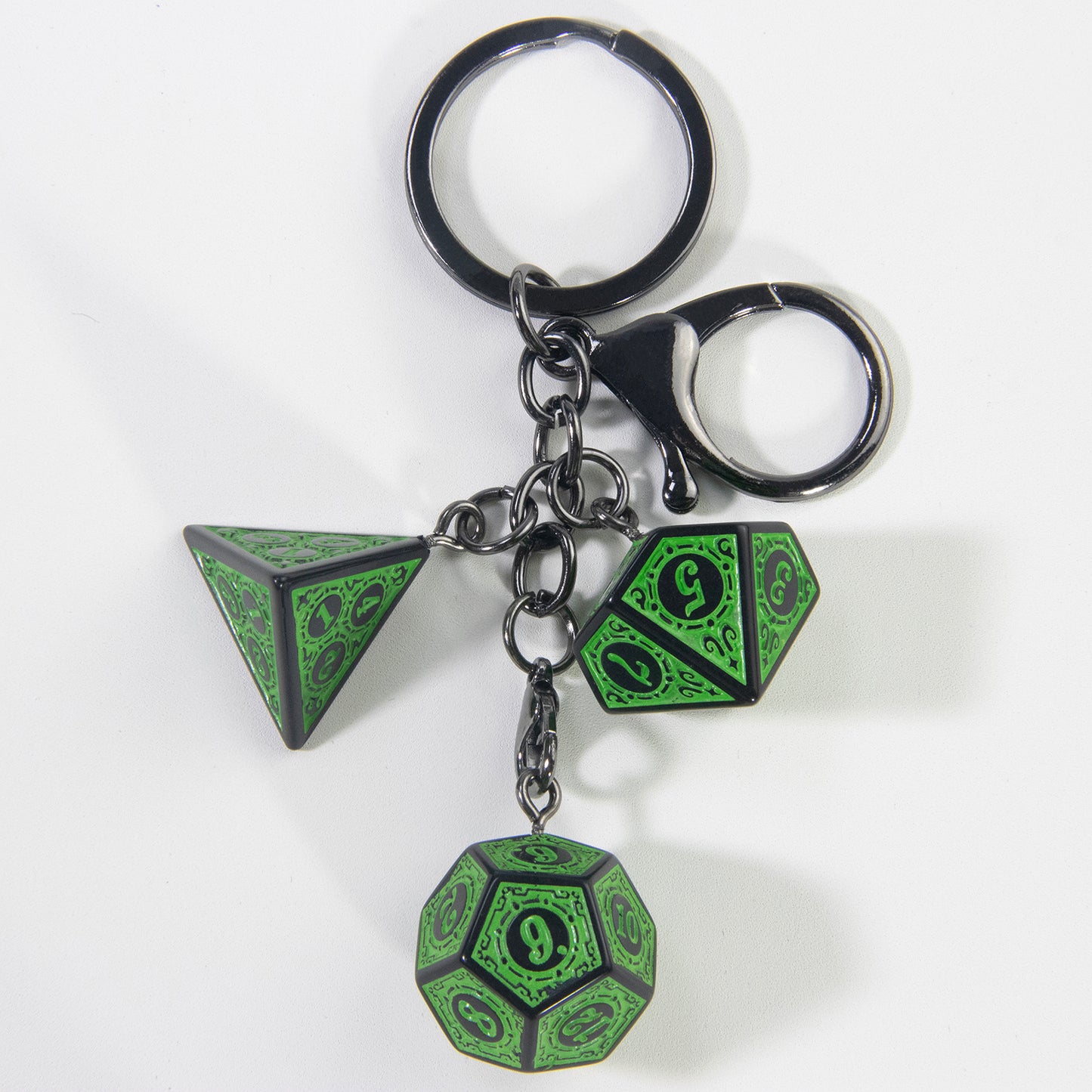 3D Fashion Dice Keychain Pendant - Stylish Car Bag Pouch Accessories for Men Women