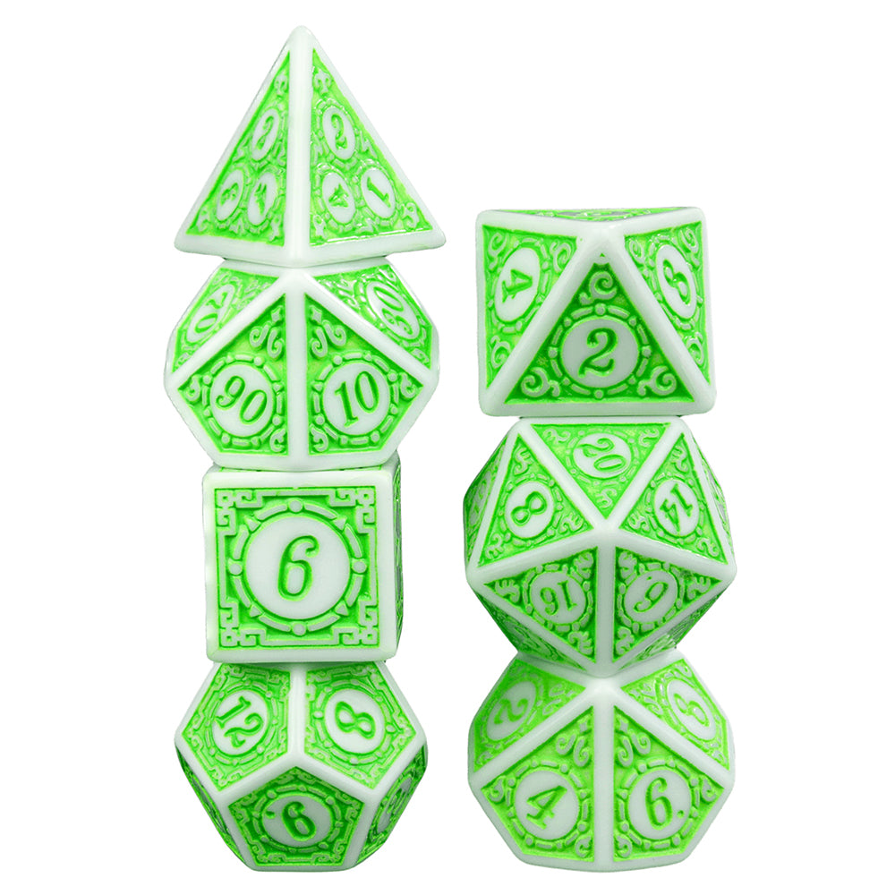 DND Polyhedral Dice Set 7pcs D4 D6 D8 D10 D12 D20 Game Dice for DND RPG Role Playing Table Games