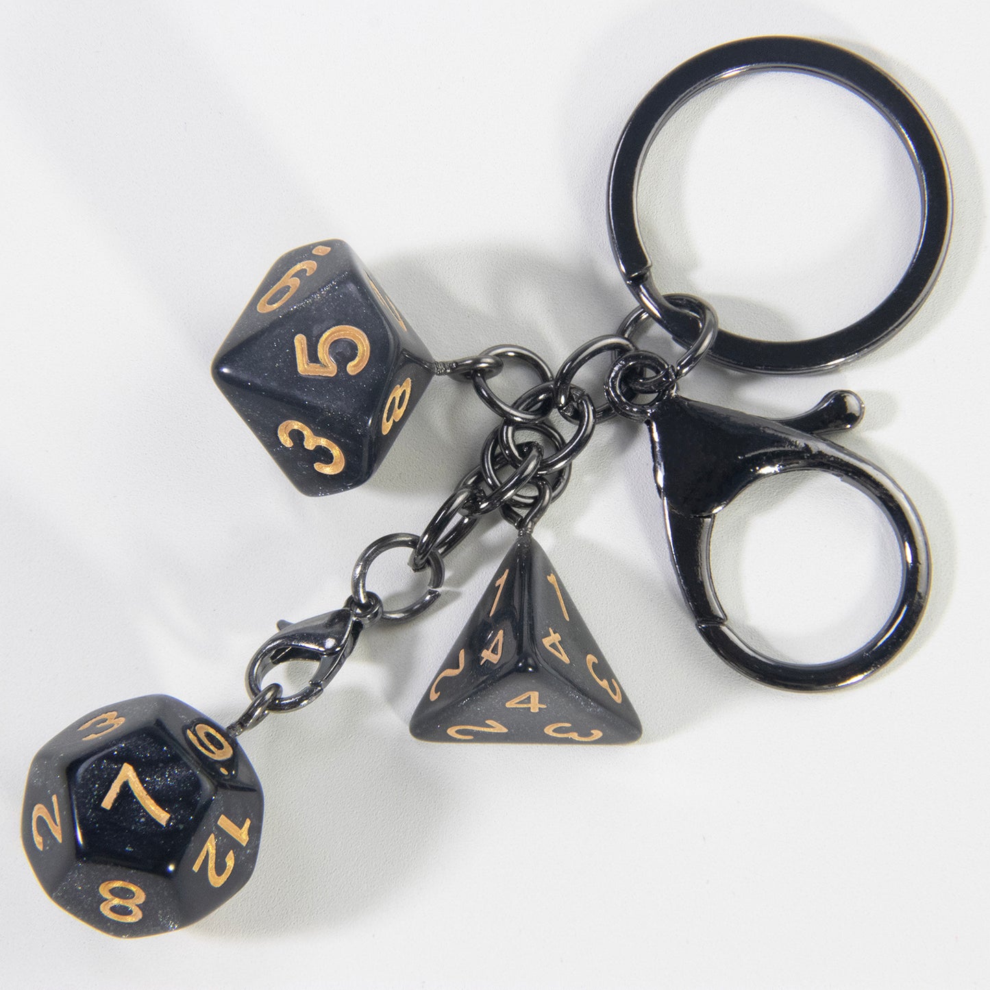 Dice Keychain Keyring Table Game Key Chain for Bag Pendant Game Dice