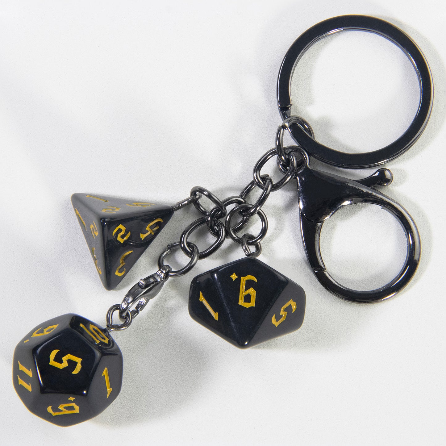 Board Game Key Chain Souvenir with Dice Charm for Backpack Car Key Decoration Pendant, As Gift for Table Game Lovers