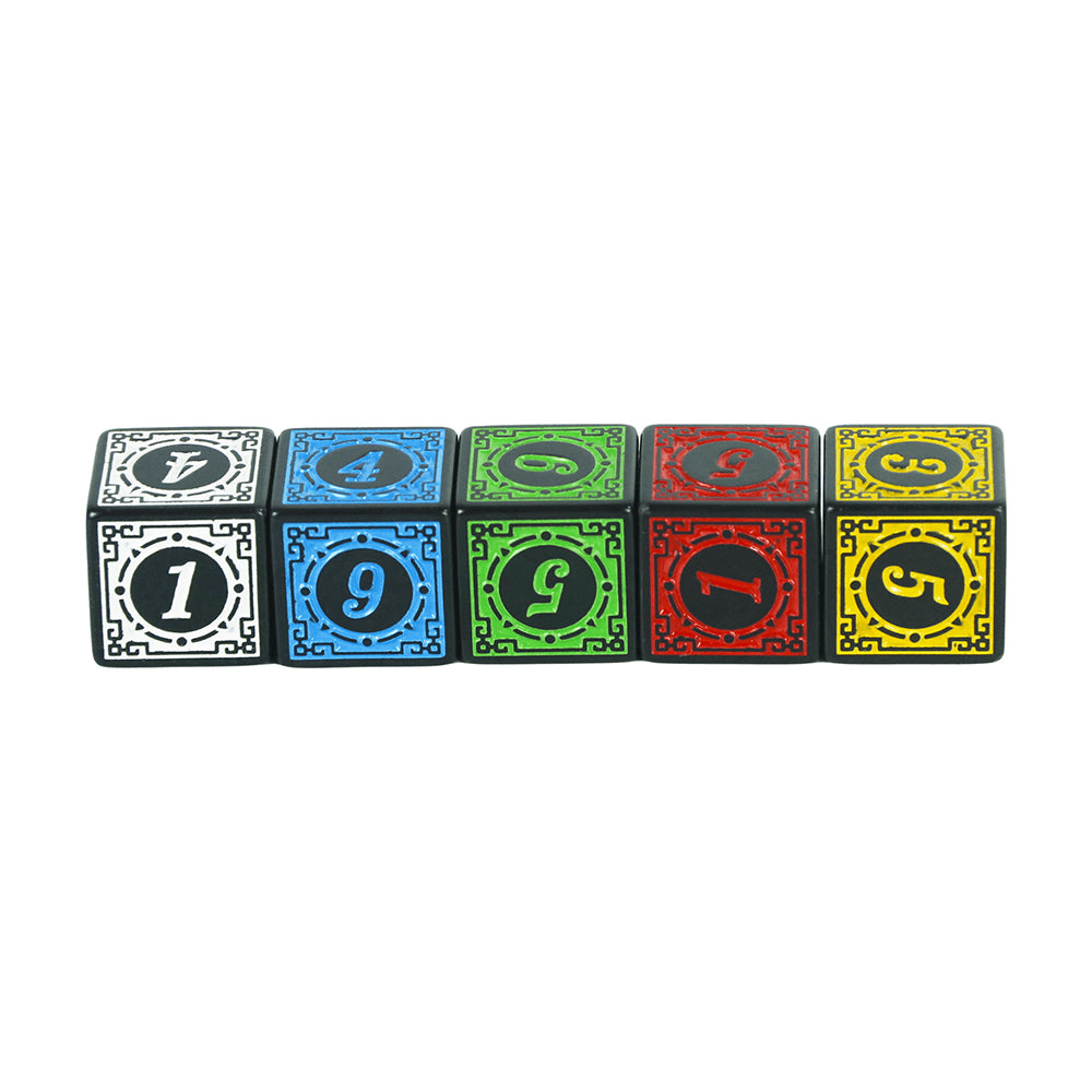 D6 Dice Set 10pcs Polyhedral Game Dice for DND RPG Party Club Tabletop Game Supplies