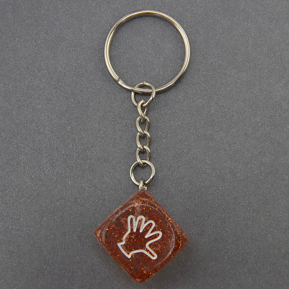 Game Souvenirs Dice Keychain Kid Gift Key Holder for Handbag, Phone Fine Pendant Accessories