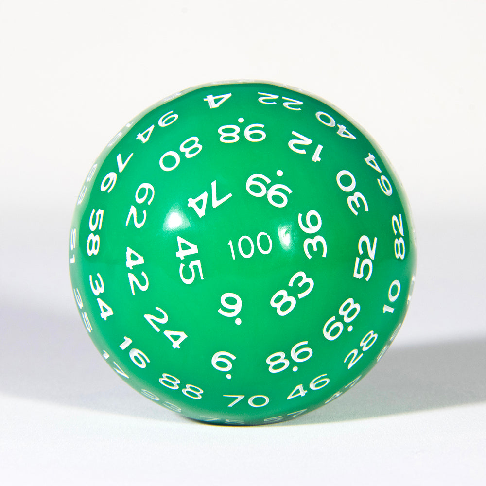 Multi-sided D100 Dice Polyhedral Acrylic 100 Sided Dices with Bag for Role Playing Table Games Party