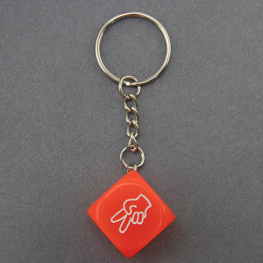 Game Souvenirs Dice Keychain Kid Gift Key Holder for Handbag, Phone Fine Pendant Accessories