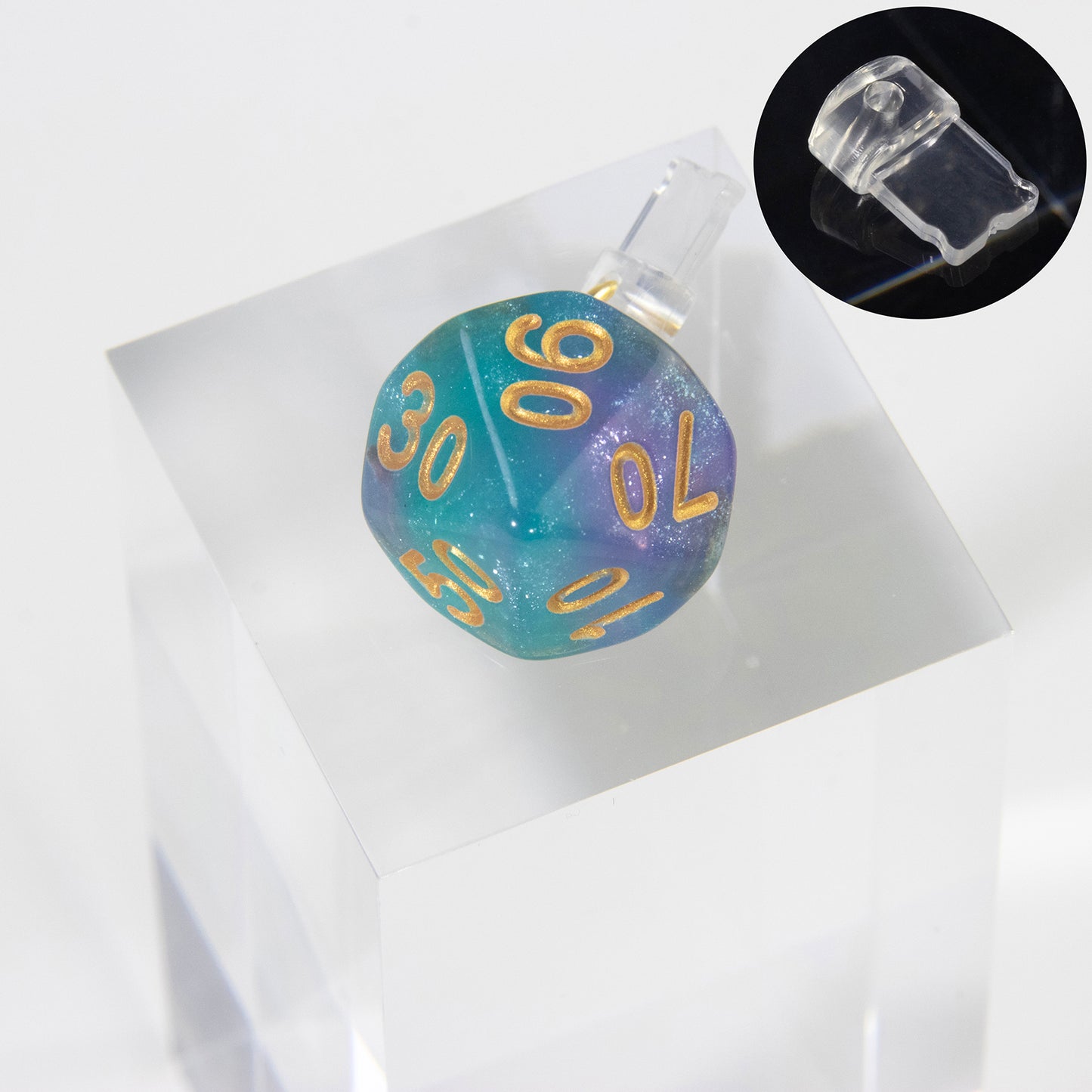 PVC Dustplugs with Acrylic Dice Pendant for Android Apple Phones Charging Port Dustproof Protector Dust Plugs