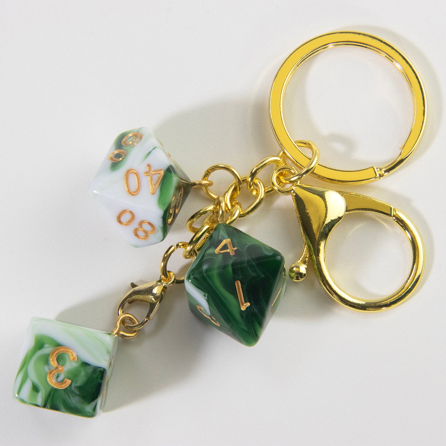 Unique Dice Keychains for Backpack Decoration and Table Games Souvenirs