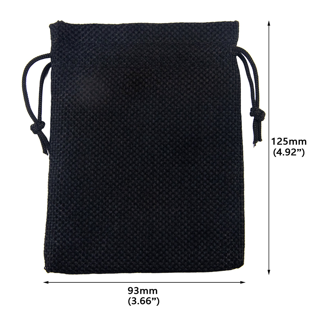 Burlap Drawstring Bags 10pcs Linen Bag Dice Storage Bag for Christmas Gifts Bag, Jewelry Packaging Bags