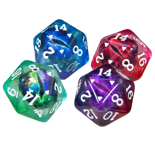 Polyhedral Dice Dragon Eye D20 Dice for Creative Role Playing Dice Compatible with Pub Club Party Table Games