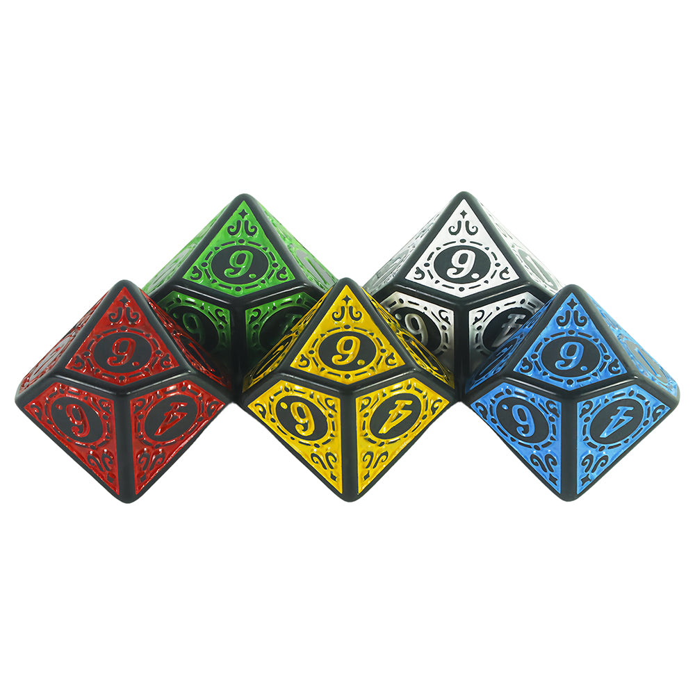 10pcs D10 Dice DND Polyhedral 10 Sided Dice Digital 0-9 Game Dice for TRPG RPG Table Game Board Gaming