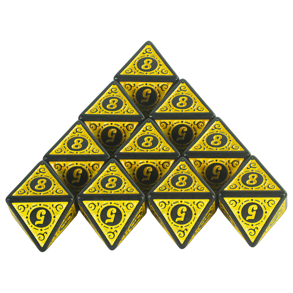 10pcs Polyhedral Dice 8 Sided Dice Set for DND Role Play Game Tabletop Game Accessories