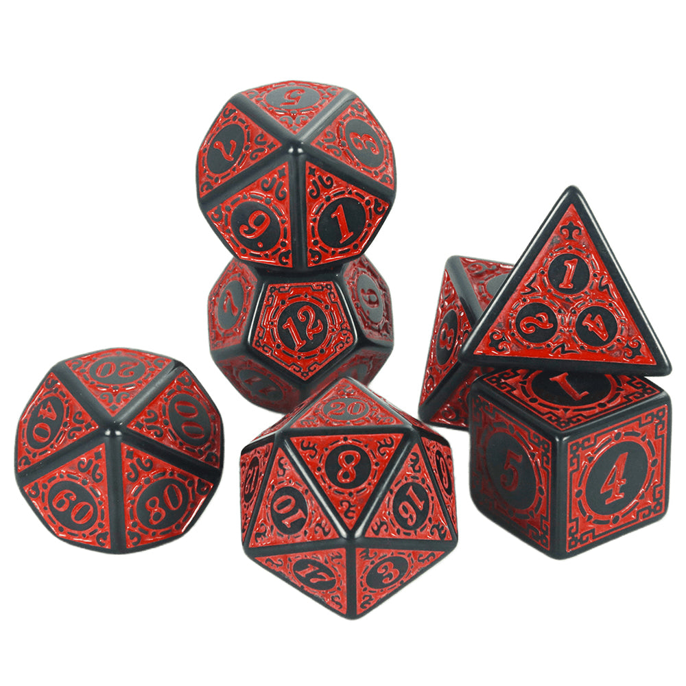 7pcs DND Dice Polyhedral Dices Role Playing DND TRPG Board Game Dice As Gift Entertainment Accessories