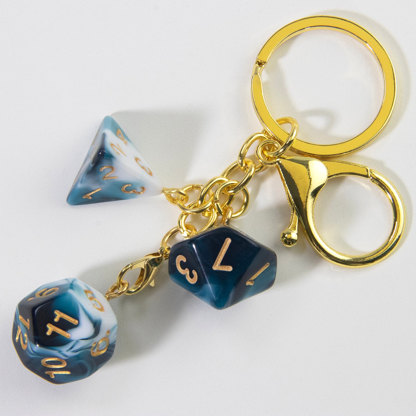 Unique Dice Keychains for Backpack Decoration and Table Games Souvenirs