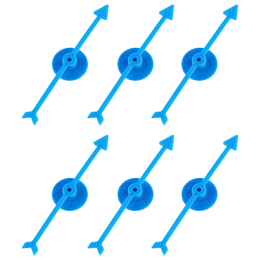 6pcs Plastic Arrow Pointer for Party DIY Board Game School Classroom Home Using Board Spinner