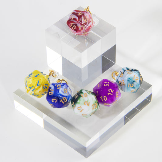 Phone Dust Plug with Acrylic Dice Charm Dust Protection Stopper for iphone Type-C Phone Charge Port