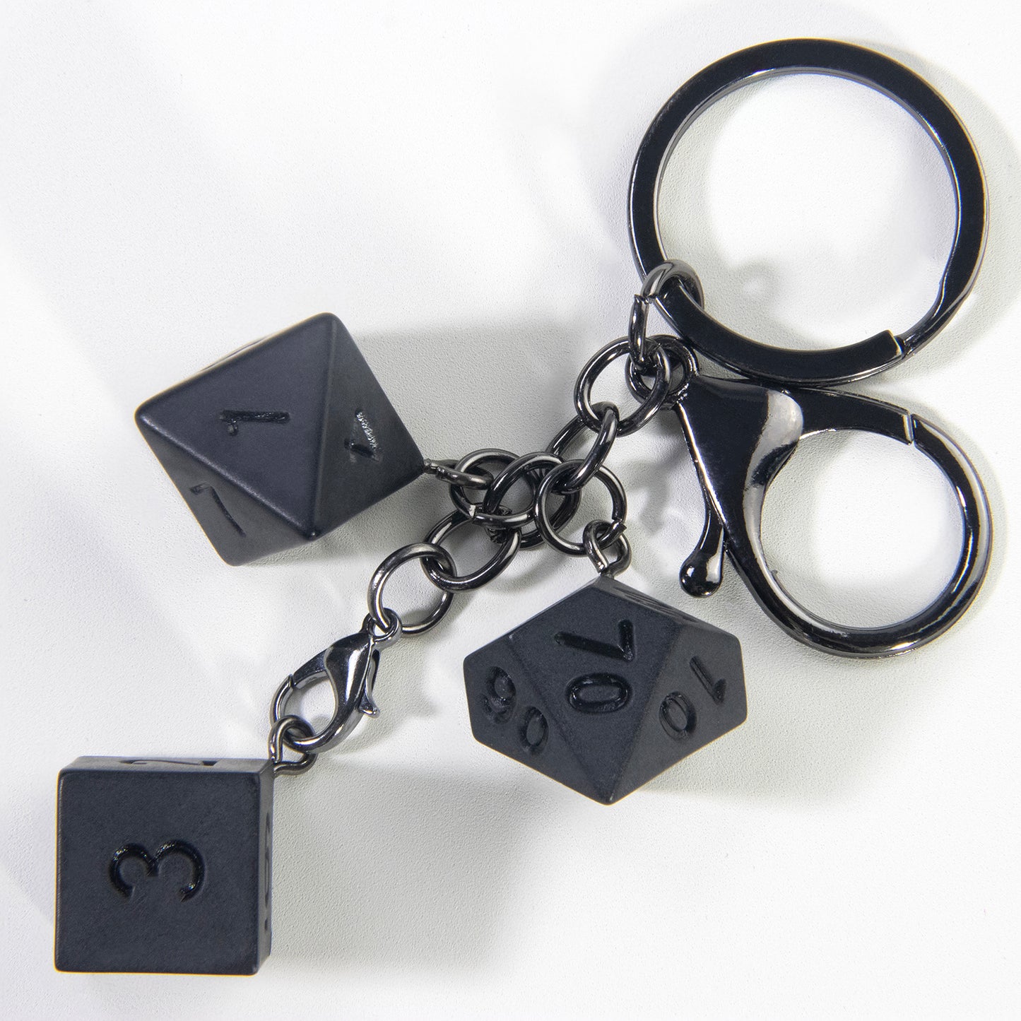 Dice Keychain Keyring Table Game Key Chain for Bag Pendant Game Dice