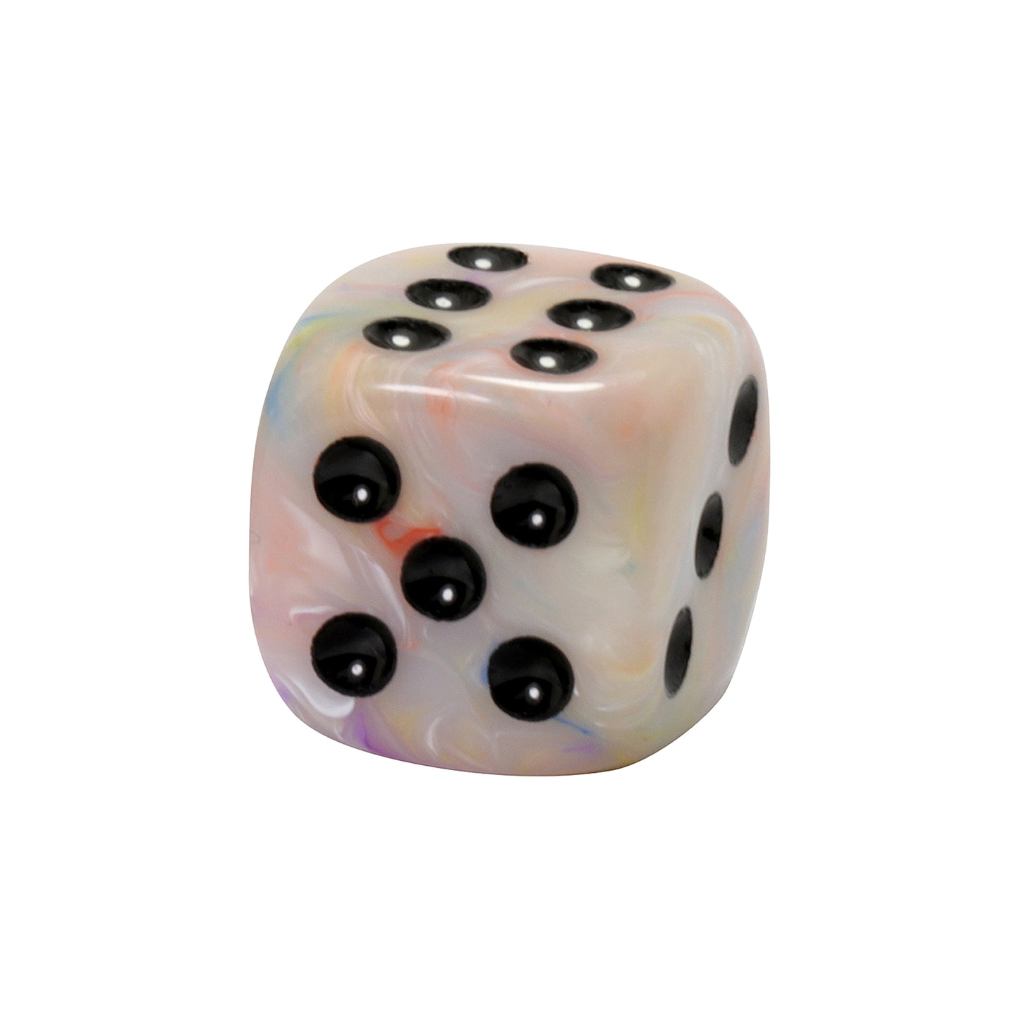 Rounded Corner Dice - 5pcs 16mm D6 Dice Polyhedral 6 Sided Game Dice Set for Table Games DND TRPG