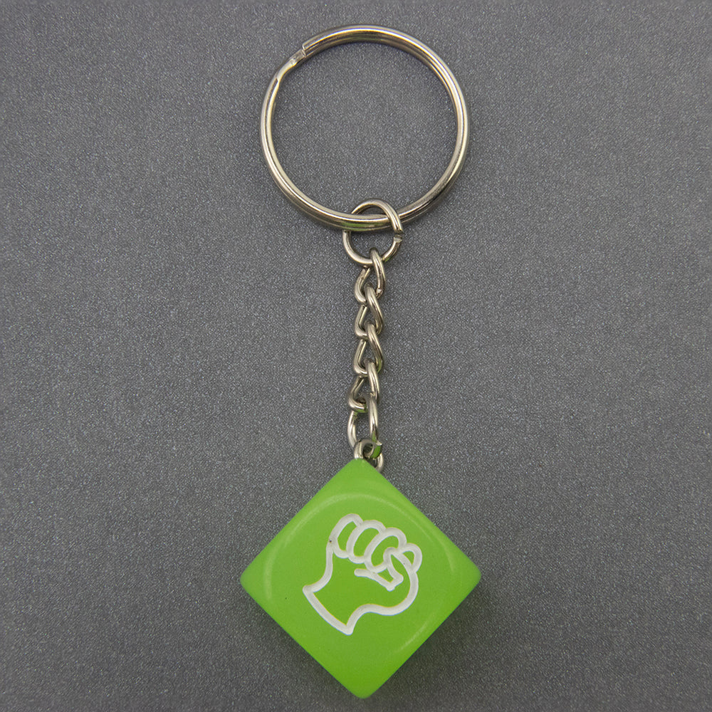 Game Souvenirs Dice Keychain Kid Gift Key Holder for Handbag, Phone Fine Pendant Accessories