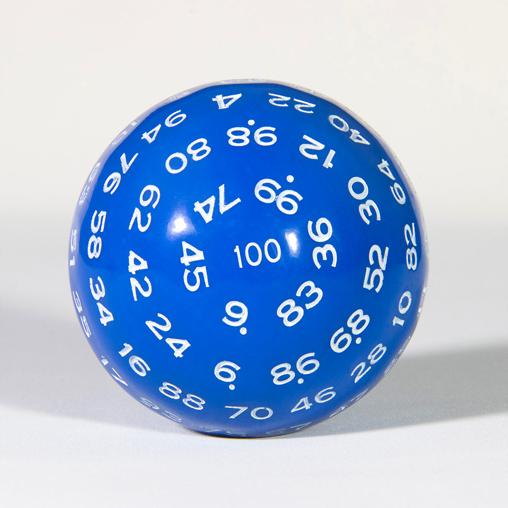 Multi-sided D100 Dice Polyhedral Acrylic 100 Sided Dices with Bag for Role Playing Table Games Party