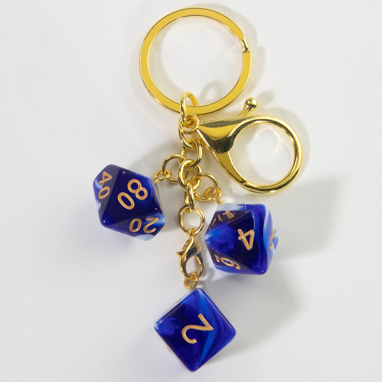 Unique Dice Keychains for Backpack Decoration and Table Games Souvenirs