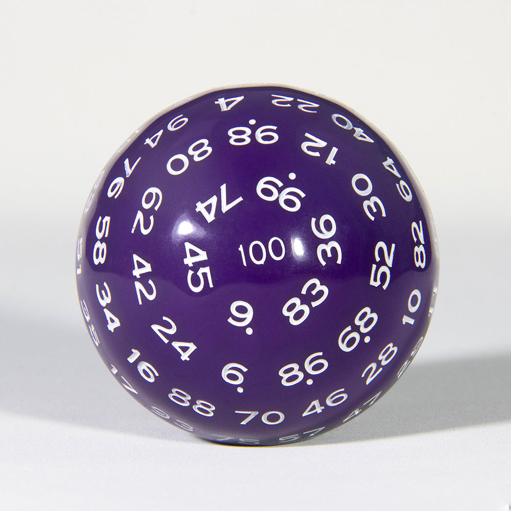 Multi-sided D100 Dice Polyhedral Acrylic 100 Sided Dices with Bag for Role Playing Table Games Party