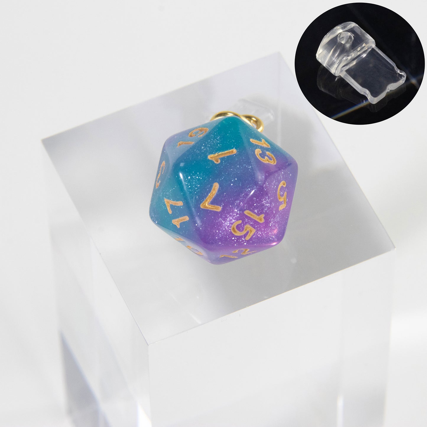 PVC Dustplugs with Acrylic Dice Pendant for Android Apple Phones Charging Port Dustproof Protector Dust Plugs