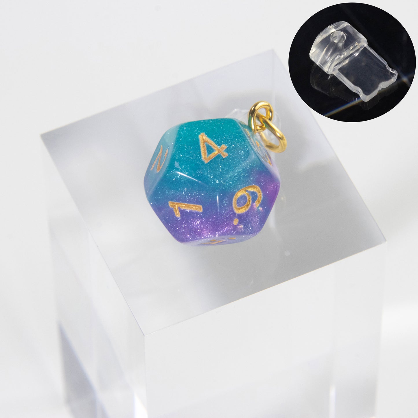 PVC Dustplugs with Acrylic Dice Pendant for Android Apple Phones Charging Port Dustproof Protector Dust Plugs