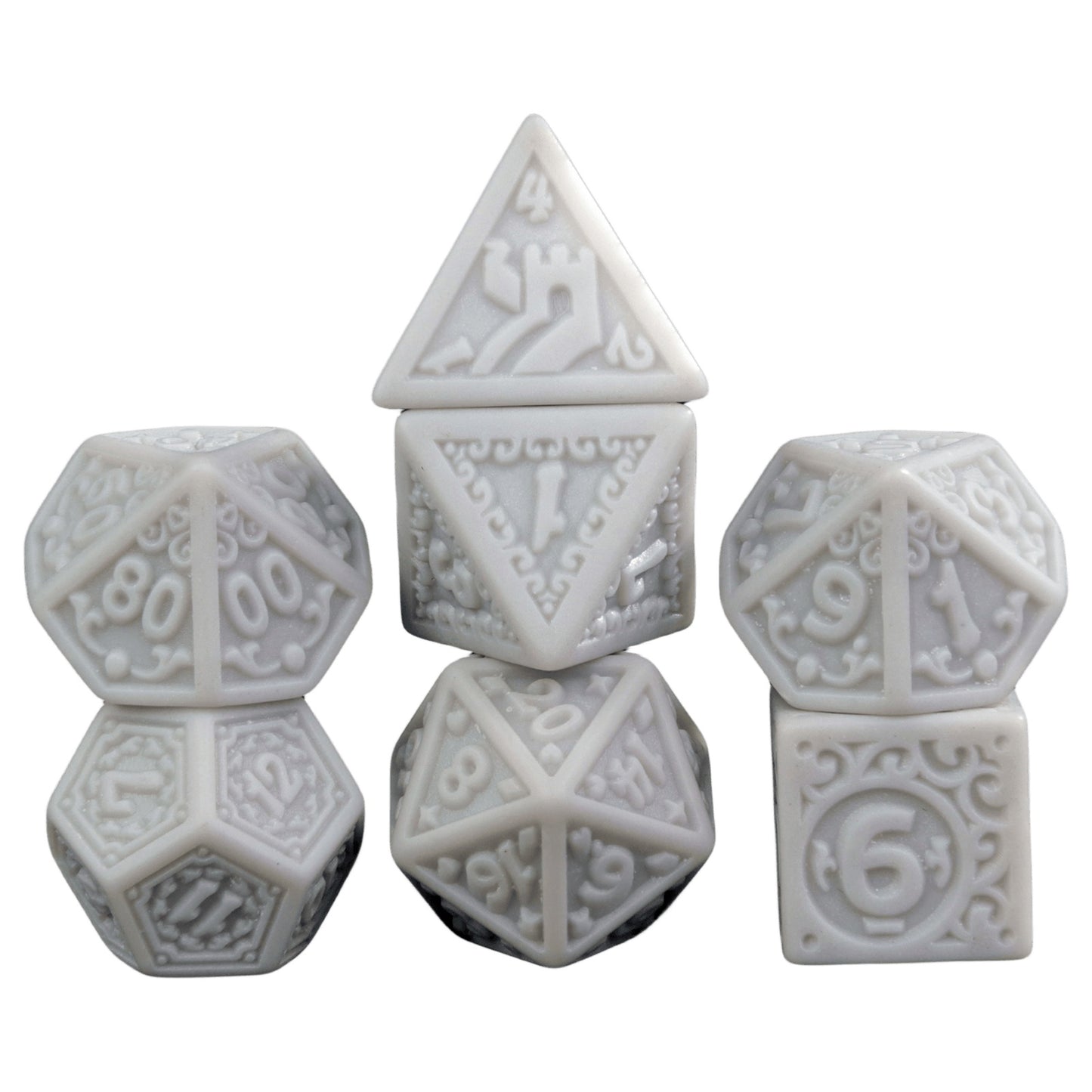 7pcs Polyhedral Dice Set D4-D20 DND Dice for Role Playing Game DND Board Game Accessories