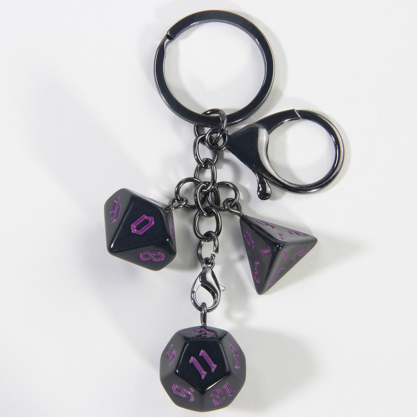 Board Game Key Chain Souvenir with Dice Charm for Backpack Car Key Decoration Pendant, As Gift for Table Game Lovers