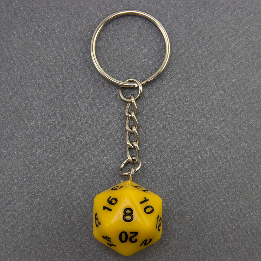 Dice Keychain Creative Gift Keyring for Bag Pendant Game Dice Keychain