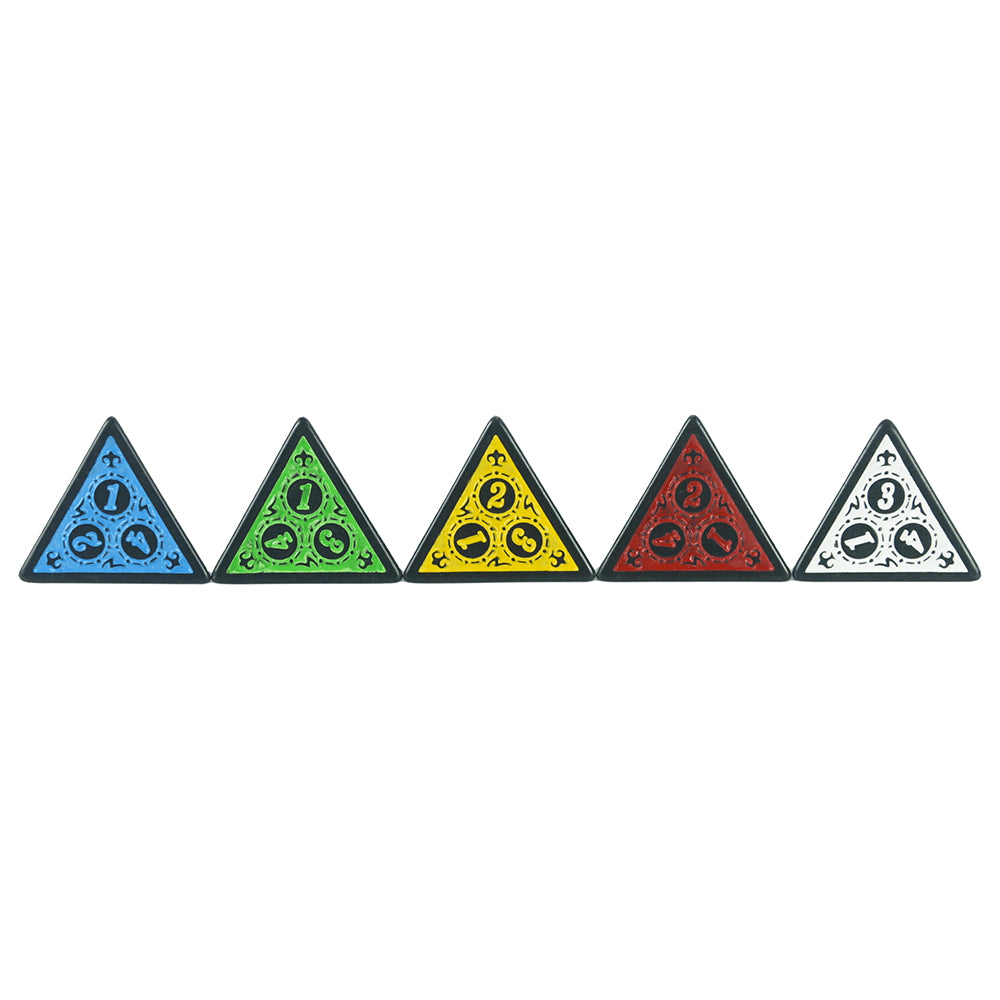D4 Dice Set 10pcs 4 Sided Polyhedral Dice for Board Game DND TRPG