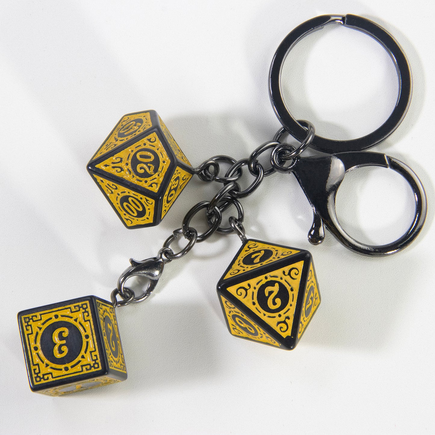 3D Fashion Dice Keychain Pendant - Stylish Car Bag Pouch Accessories for Men Women