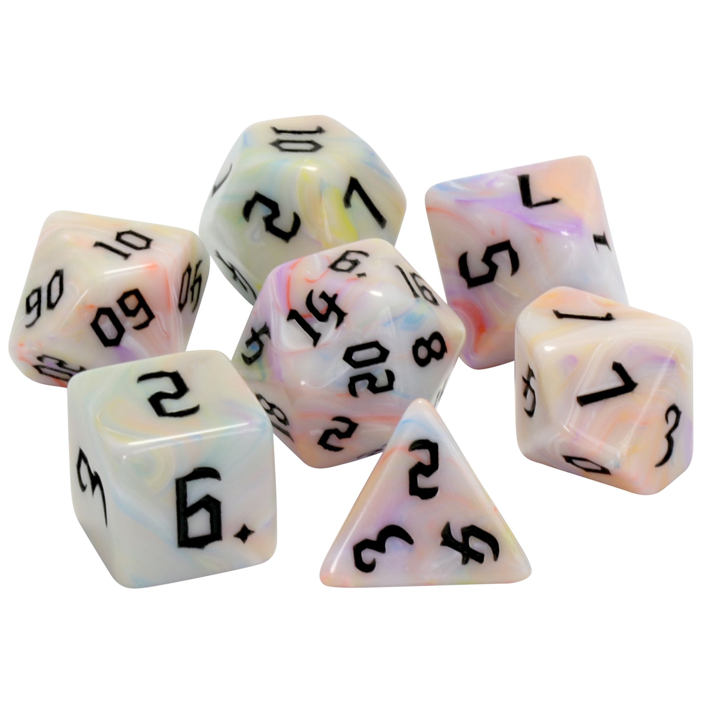 DND Dice Set of 7 Polyhedral Board Game Dice for DND Role Playing Table Games, Perfect Gift for DND Player