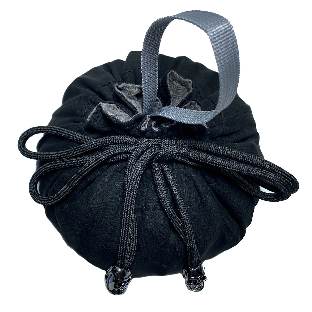 Dice Storage Bag with 8 Compartments, Drawstring Tote Bag, Tabletop Game Dice Storage for DND TRPG