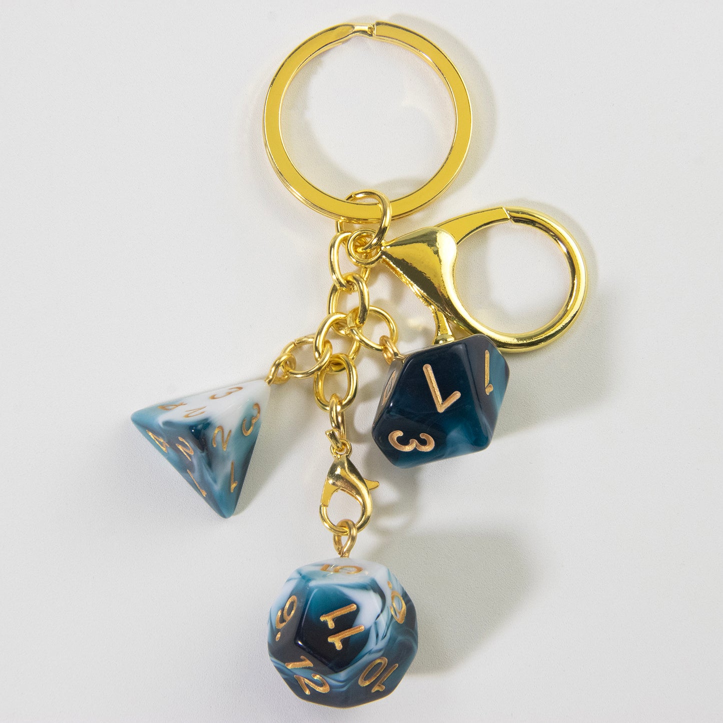 Unique Dice Keychains for Backpack Decoration and Table Games Souvenirs