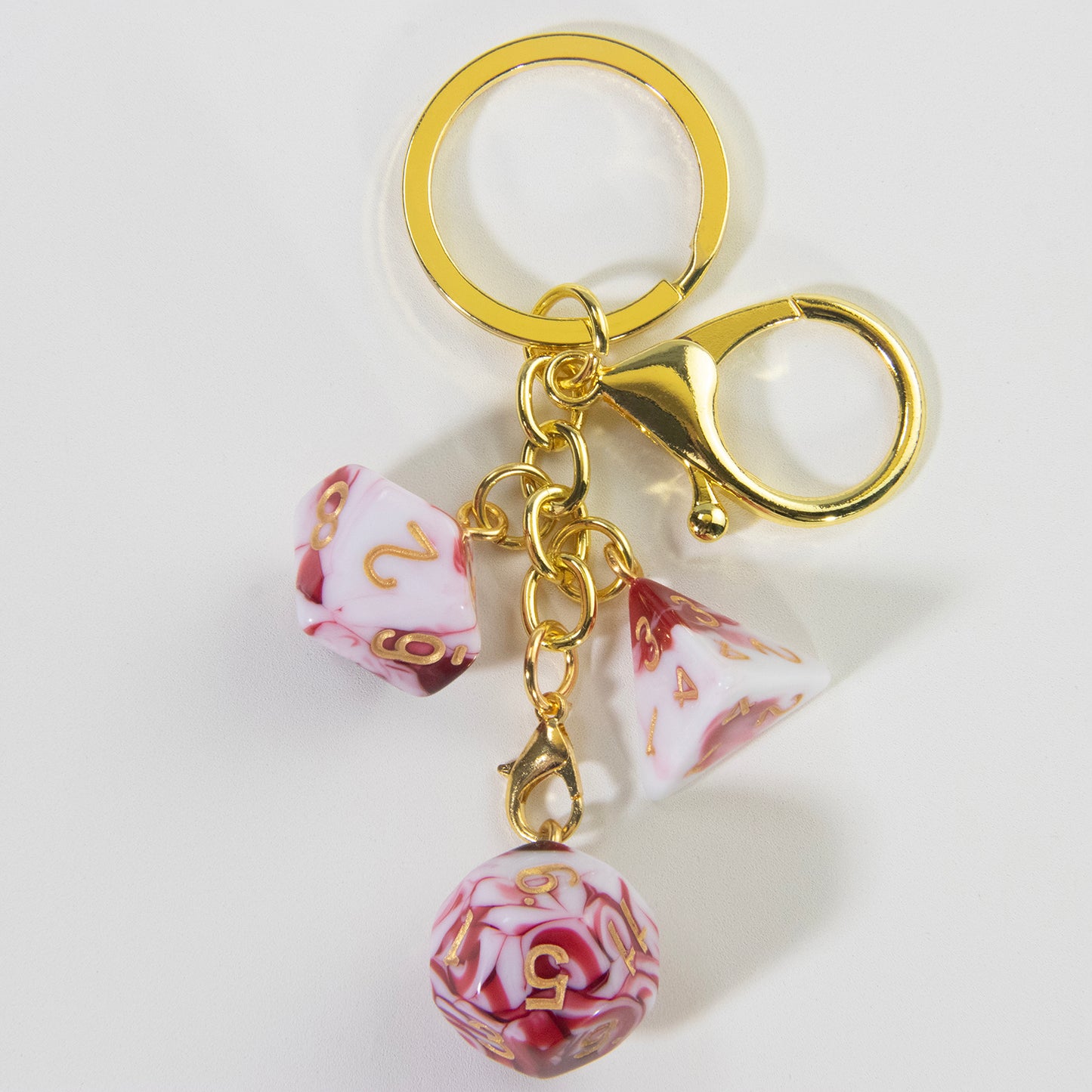 Unique Dice Keychains for Backpack Decoration and Table Games Souvenirs