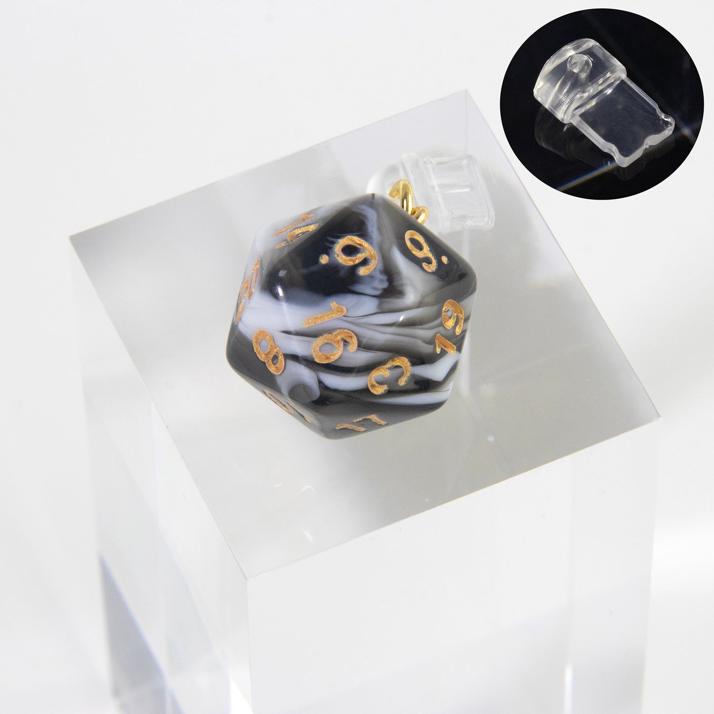Phone Dust Plug with Acrylic Dice Charm Dust Protection Stopper for iphone Type-C Phone Charge Port