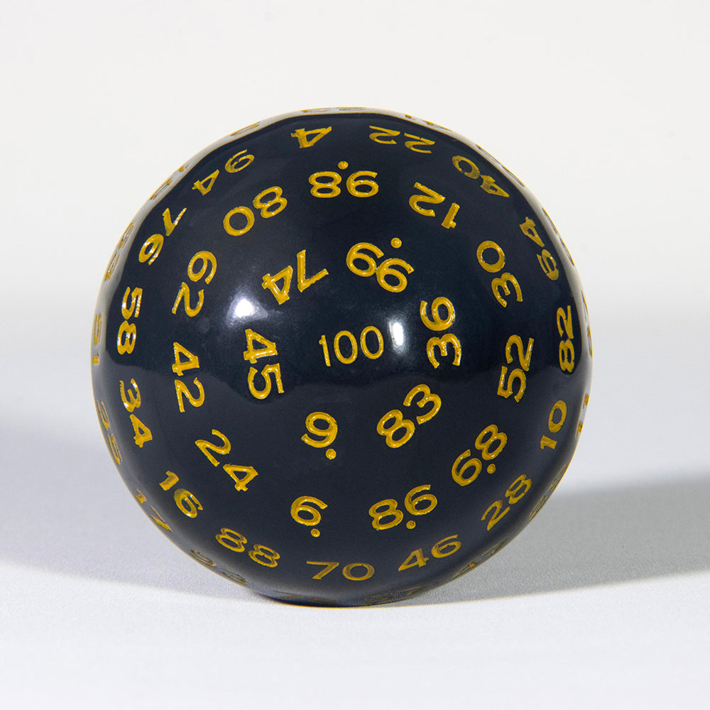 Multi-sided D100 Dice Polyhedral Acrylic 100 Sided Dices with Bag for Role Playing Table Games Party