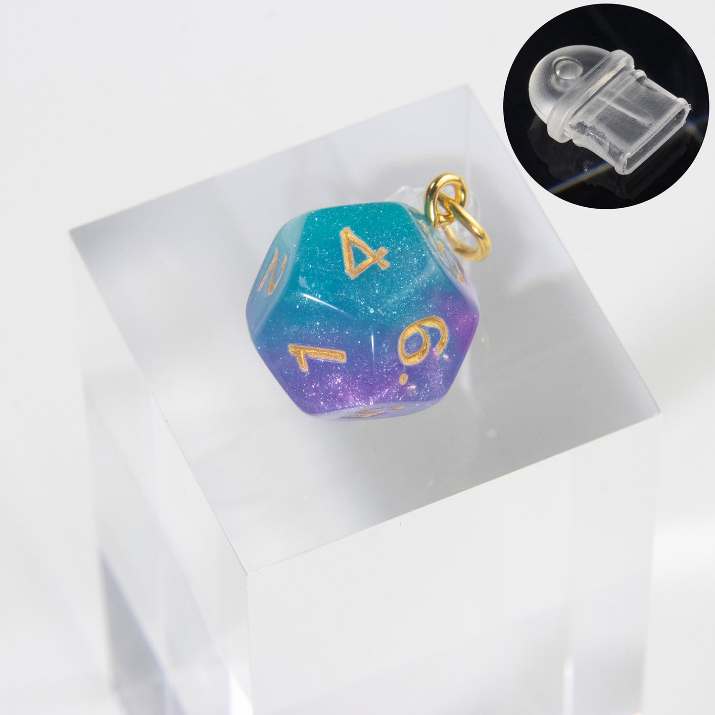 PVC Dustplugs with Acrylic Dice Pendant for Android Apple Phones Charging Port Dustproof Protector Dust Plugs